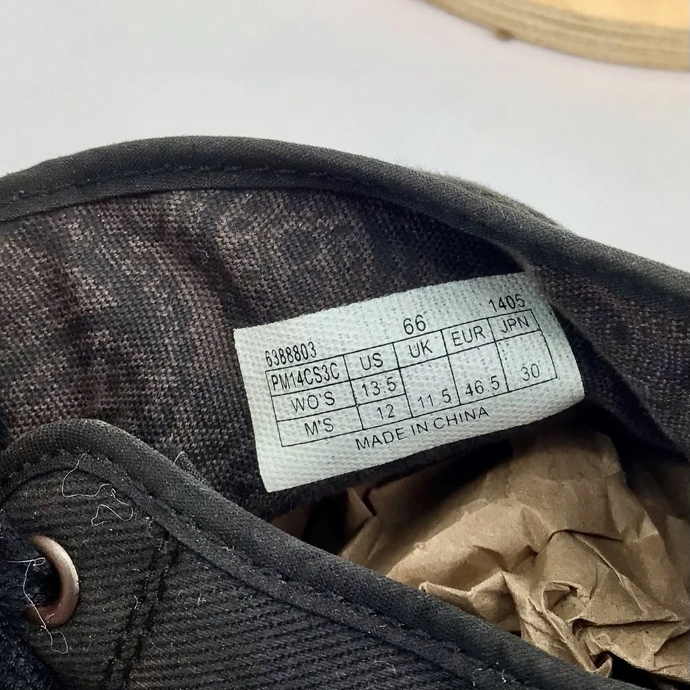 PF Flyers Men's/Women's Coated Canvas Hi Casual Sneaker Men's Sz 12/ Women 13.5 - Picture 4 of 16